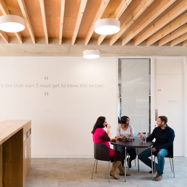 Breakout area at Oval Way, The Ethical Property Company Plc in Oval