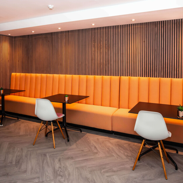 Breakout area at Margaret Street, The Boutique Workplace Company in Oxford Circus