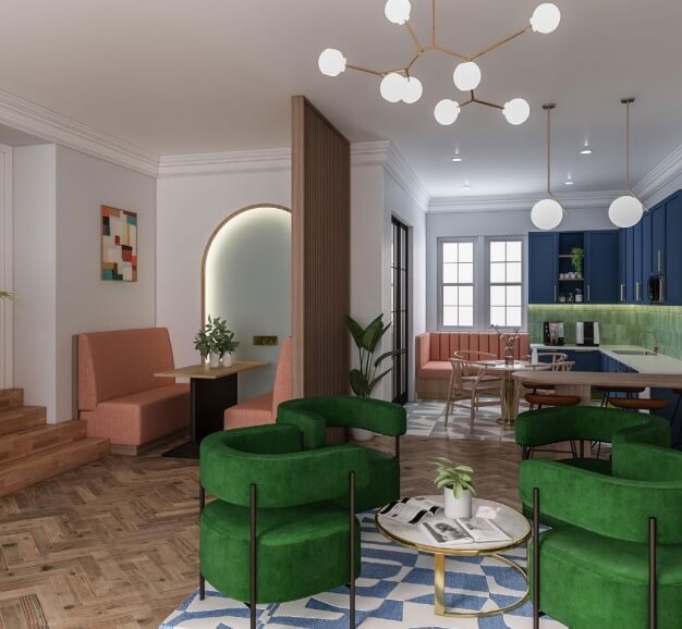 Breakout space for clients - Oxford Street, Canvas Offices in London