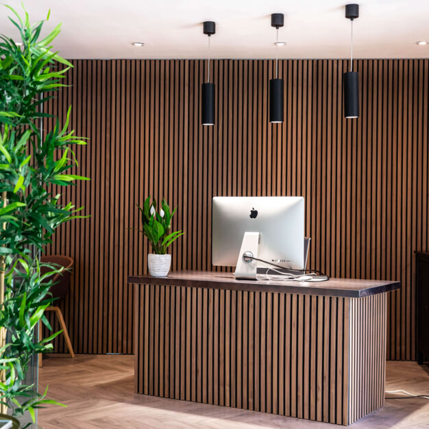 Reception in Margaret Street, The Boutique Workplace Company, Oxford Circus