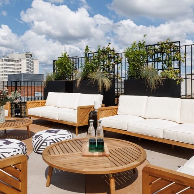 Roof terrace in Margaret Street, Creo London Ltd., Oxford Circus