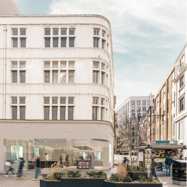 The building at Oxford Street, Canvas Offices in London