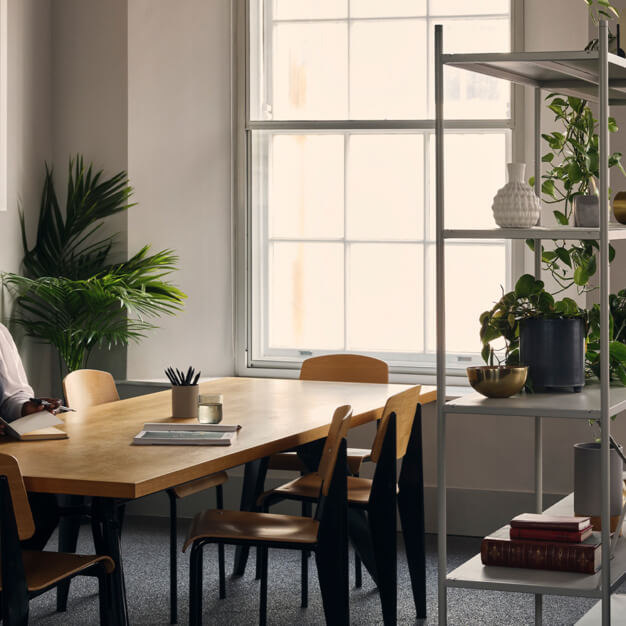 A breakout area in Eastbourne Terrace, FORA, Paddington