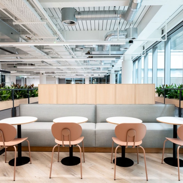 A dedicated breakout area in Sheldon Square, The British Land Company PLC, Paddington