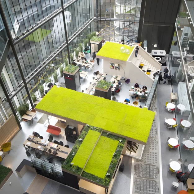 An Atrium at Kingdom Street, The British Land Company PLC, (Paddington)