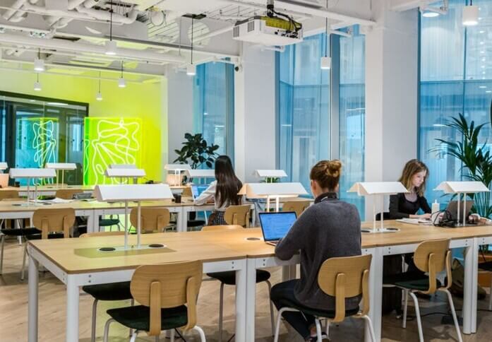 Enjoy the communal space in Merchant Square, WeWork in Paddington
