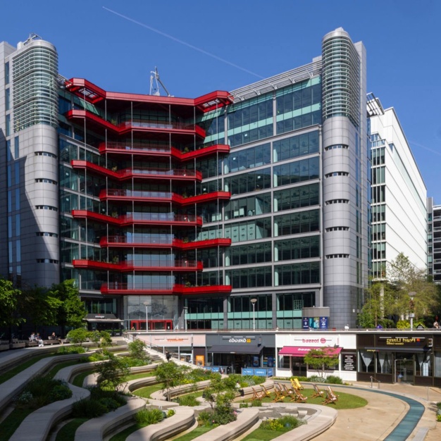 The building at Sheldon Square, The British Land Company PLC in Paddington