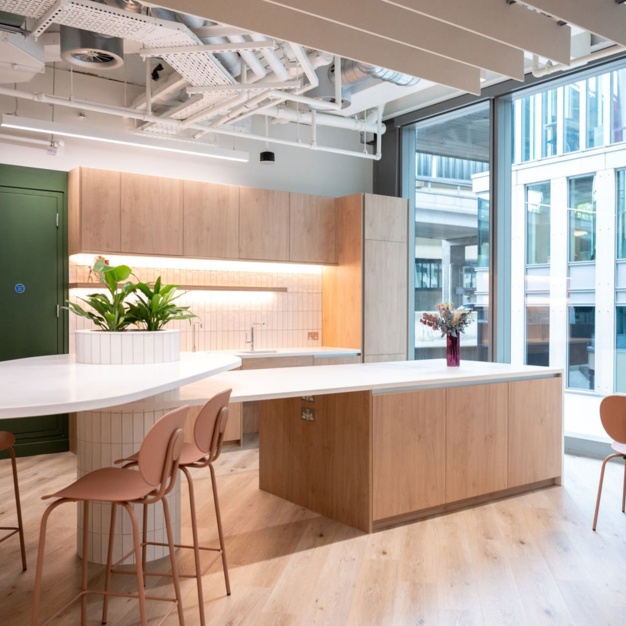 The dedicated kitchen at Sheldon Square, The British Land Company PLC in Paddington