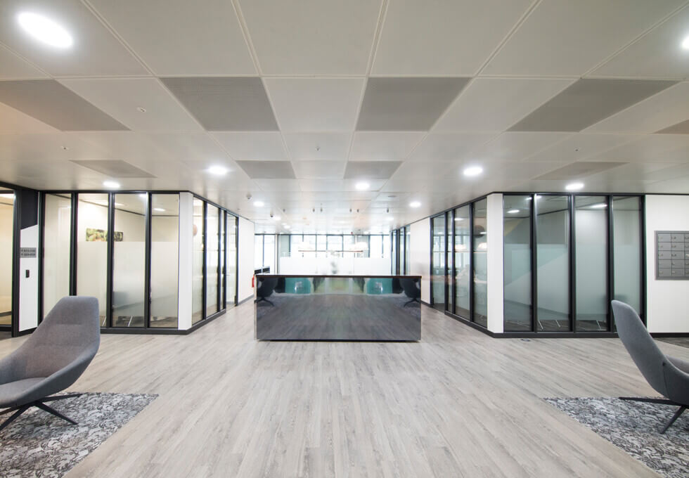 The reception at Kingdom Street, Regus in Paddington