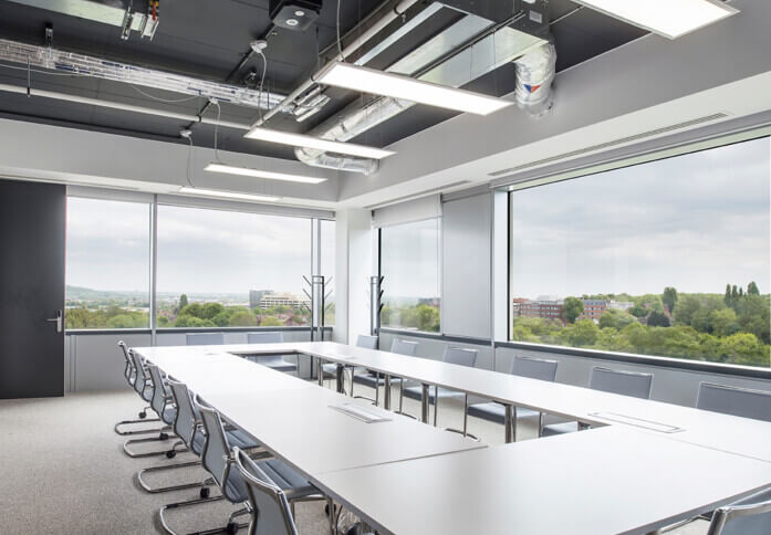 Boardroom at Lakeside Drive, Regus in Park Royal