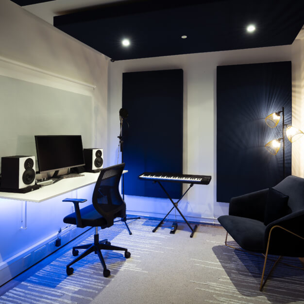 Dedicated workspace in Dukes Road, ABS Media Ltd (The Qube), Park Royal
