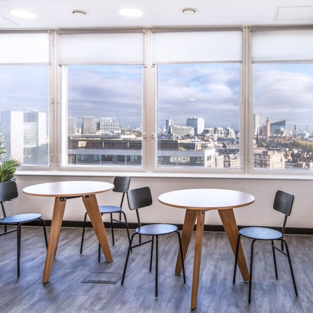 A breakout area in Millbank, Frameworks, Pimlico
