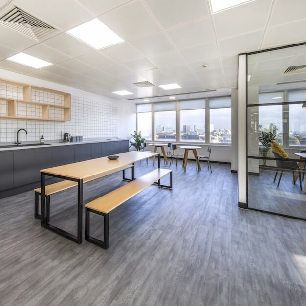 Kitchen at Millbank, Hermit Offices Limited (Frameworks) in Pimlico