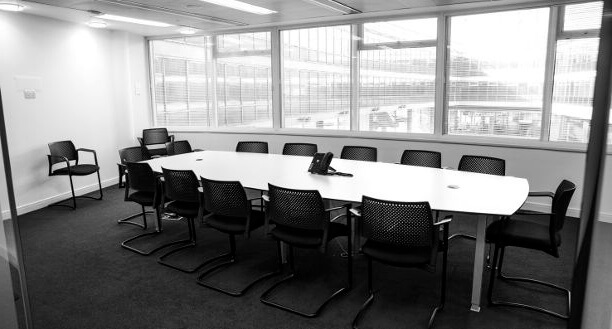 The meeting room at Millbank, Citibase in Pimlico