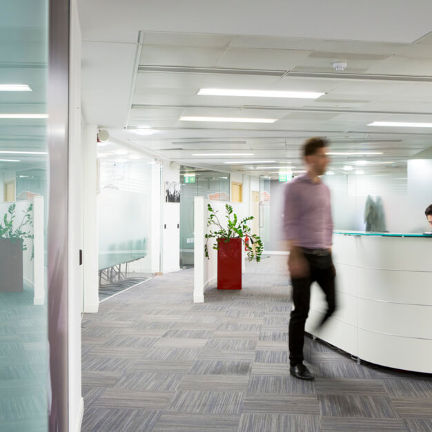 The reception at Millbank, Citibase in Pimlico