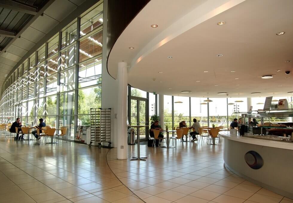 Café area at Marsh Way, The Centre For Engineering and Manufacturing Excellence Ltd (CEME), Rainham