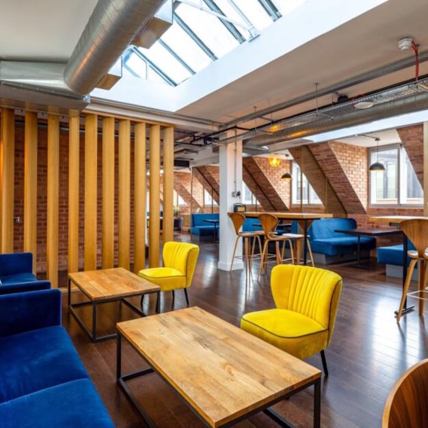 A breakout area in Regent Street, Landmark Space, Regent Street
