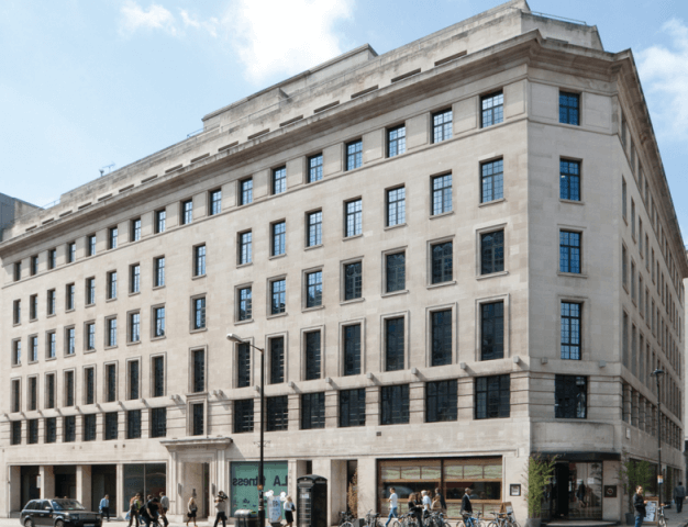 Building outside at Regent Street, Regus, Regent Street