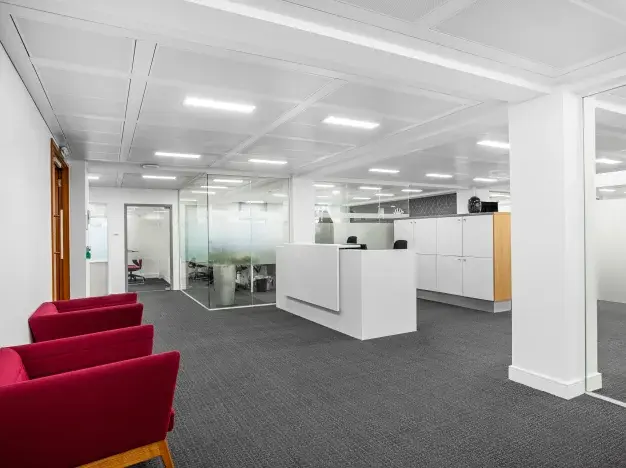 Reception area at Regent Street, Regus in Regent Street