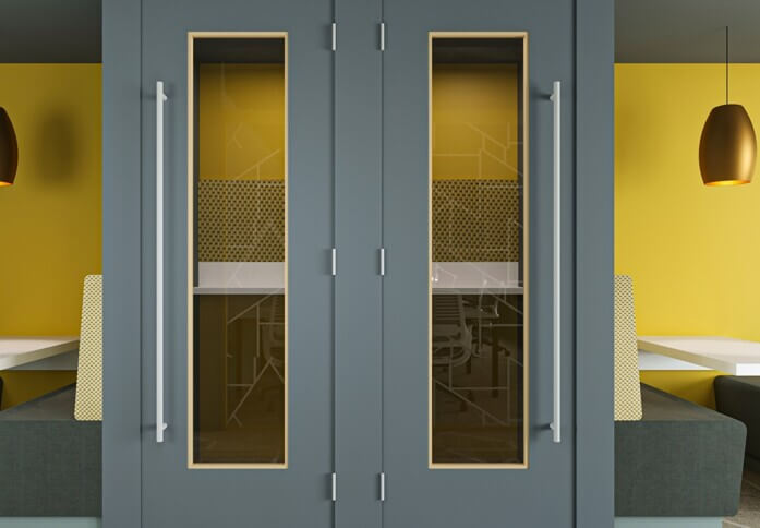 Telephone booth at Kew Road, The Boutique Workplace Company in Richmond