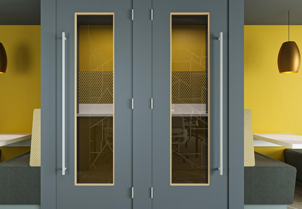 Telephone booth at Kew Road, The Boutique Workplace Company in Richmond