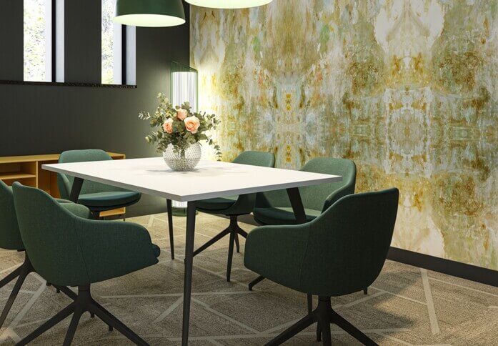 The meeting room at Kew Road in Richmond, The Boutique Workplace Company