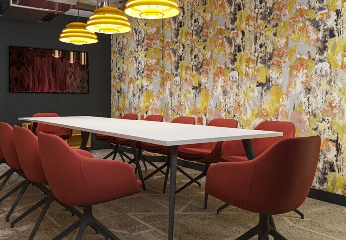 The meeting room at Kew Road, The Boutique Workplace Company in Richmond