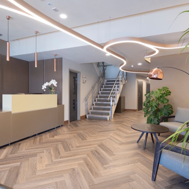 The reception at The Quadrant, Airivo Ltd in Richmond