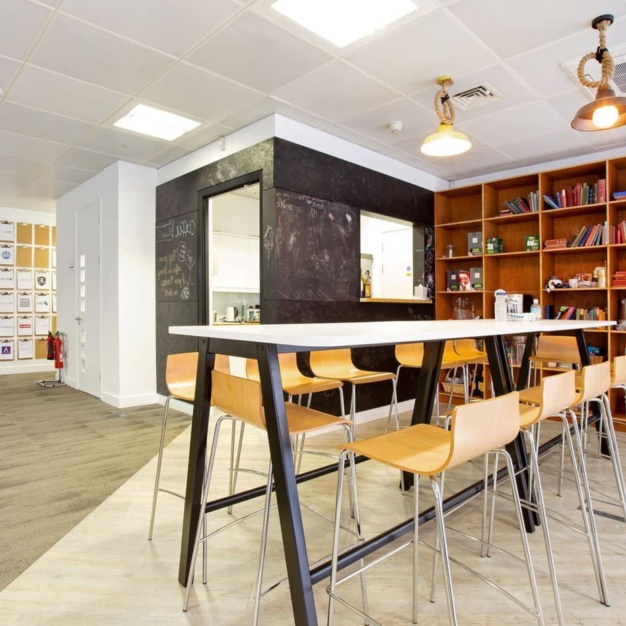 A breakout area in Clifton Street, Kitt Technology Limited, Shoreditch