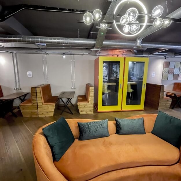 A breakout area in Great Eastern Street, Shoreditch Business Centre, Shoreditch