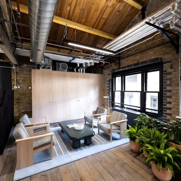 A breakout area in Shoreditch High Street, The British Land Company PLC, Shoreditch