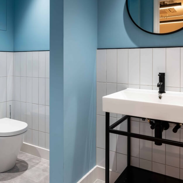 Bathroom facility - Leonard Street, Dotted Desks Ltd, Shoreditch