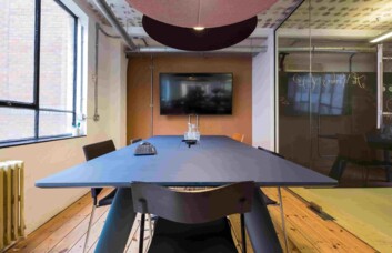 Boardroom at Bonhill Street, The Worker's League in Shoreditch