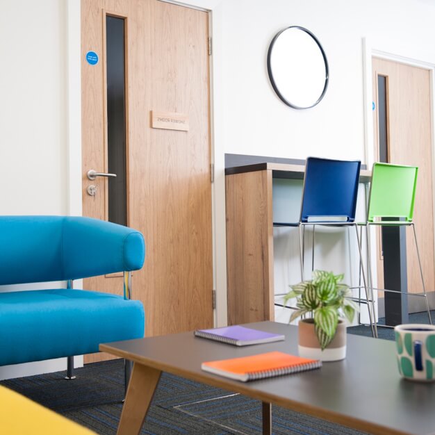 Breakout area at Charles Square, The Ethical Property Company Plc in Shoreditch