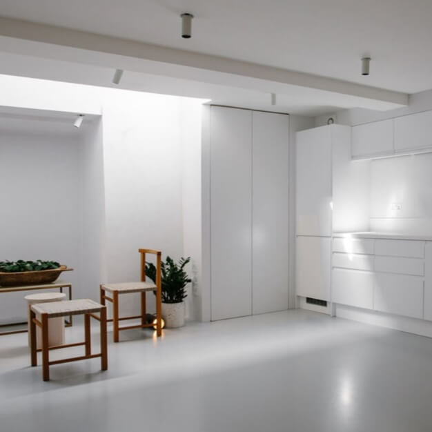 Breakout area at Charlotte Road, Dotted Desks Ltd in Shoreditch