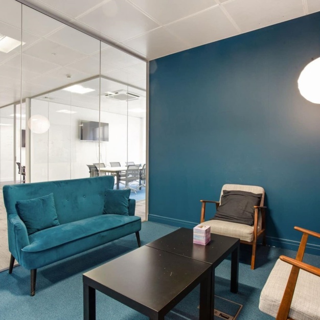 Breakout area at Clifton Street, Kitt Technology Limited in Shoreditch