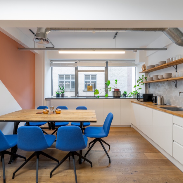 Breakout area at Curtain Road, The Boutique Workplace Company in Shoreditch