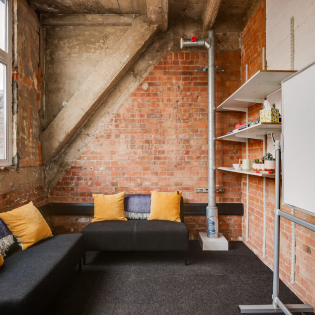 Breakout area at Worship Street, Business Cube in Shoreditch