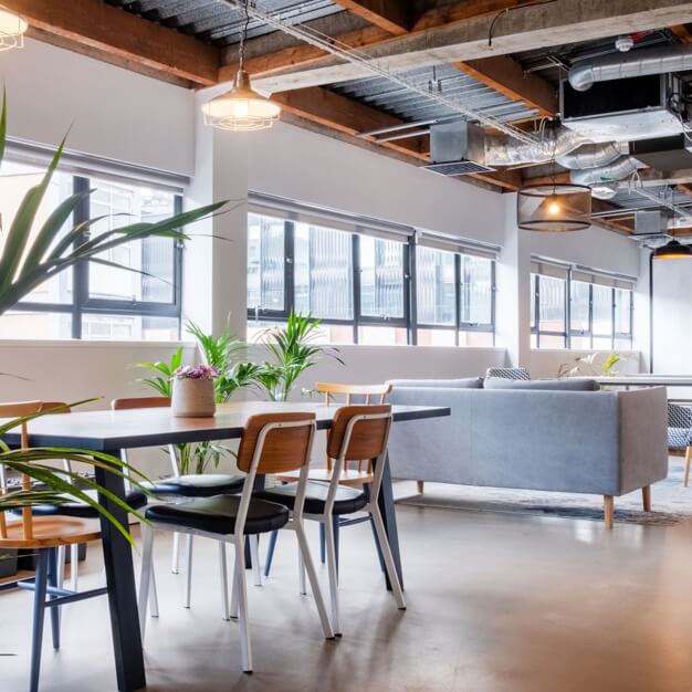 Breakout space for clients - Luke Street, Techspace in Shoreditch