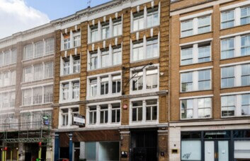Building external for Curtain Road, Dotted Desks Ltd, Shoreditch