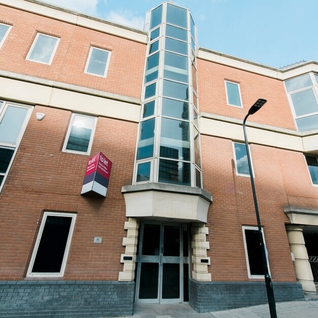 Building outside at Hewett Street, Hermit Offices Limited (Frameworks), Shoreditch