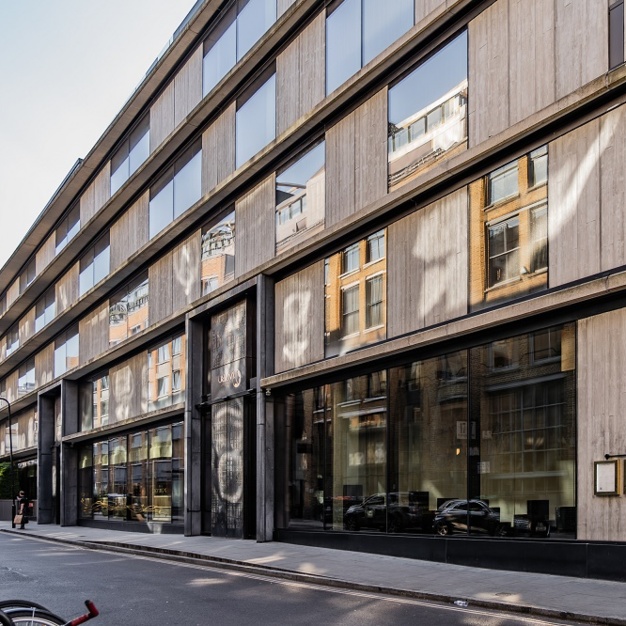 Building outside at Willow Street, Base Offices, Shoreditch