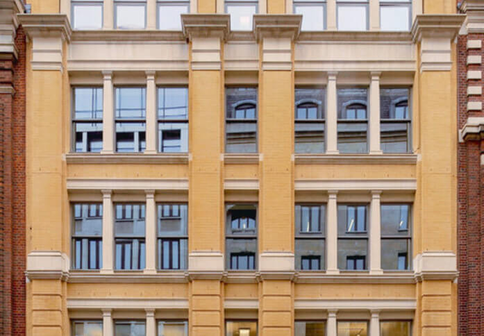 Building outside at Worship Street, Business Cube, Shoreditch