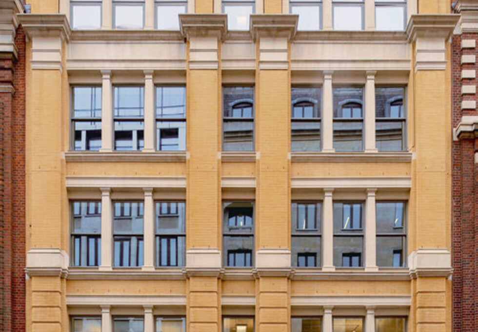 Building outside at Worship Street, Business Cube, Shoreditch