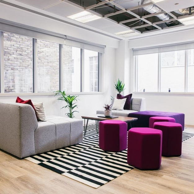 Client breakout area - Finsbury Market, Knotel (Shoreditch)