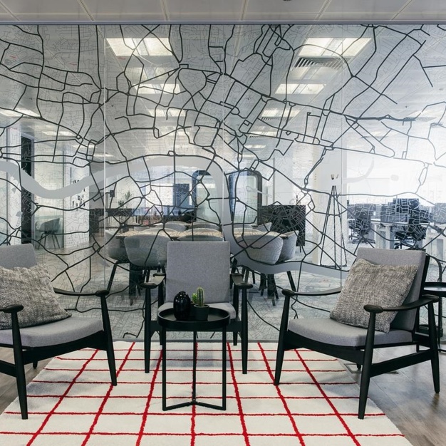 Client breakout space - Finsbury Market, Knotel in Shoreditch