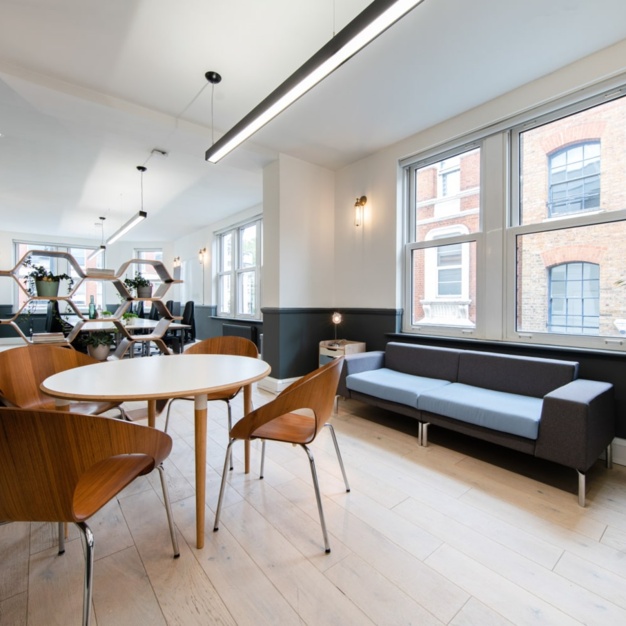 Client Breakout space - Rivington Street, Canvas Offices in Shoreditch