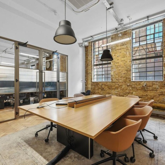 Dedicated meeting room at Bateman's Row, Base Offices in Shoreditch
