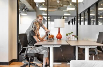 Dedicated workspace, Hewett Street, WeWork in Shoreditch