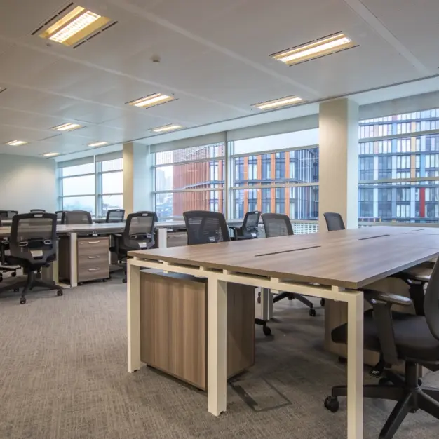 Dedicated workspace in Crown Place, Industrious UK Holdings Ltd, Shoreditch